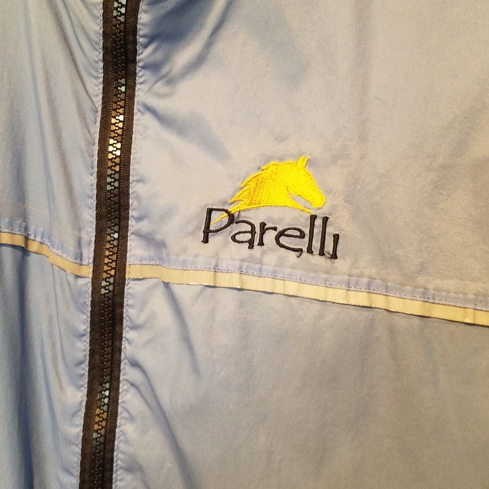 PARELLI EQUESTRIAN WINDBREAKER WATER REPELLENT WITH HOODIE  SIZE  XS